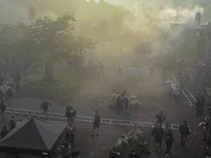 『ホイール・オブ・タイム』の撮影現場