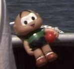 ボートについてる謎の人形