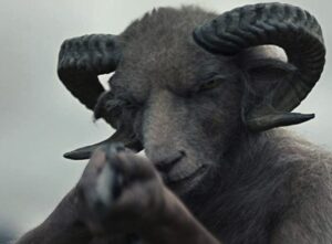 映画『LAMB/ラム』の羊人間、人間と羊のハーフ